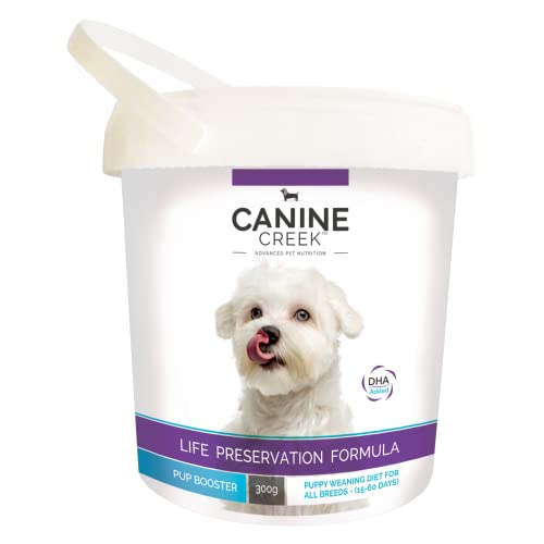 Canine Creek Pup Booster - Puppy Weaning Diet for All Breeds, 300gm for All Breed Sizes for Dogs Preservative-Free von Canine Creek