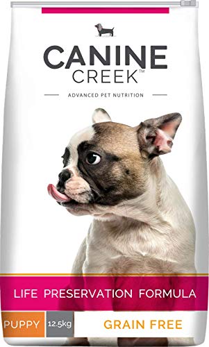 Canine Creek Puppy Dry Dog Food, Ultra Premium - 12.5kg (+1kg Extra Free Inside) for All Breed Sizes for Dogs Preservative-Free von Canine Creek