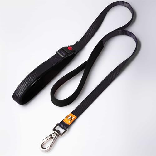 Canny Leash Connect Robuste Hundeleine, für kleine, mittelgroße und große Hunde, Leine mit Griff, Schnalle, gepolstertem Griff und sicherem Clip, binden Sie Ihren Hund überall, Länge 1,2 m, Breite 1,6 von Canny