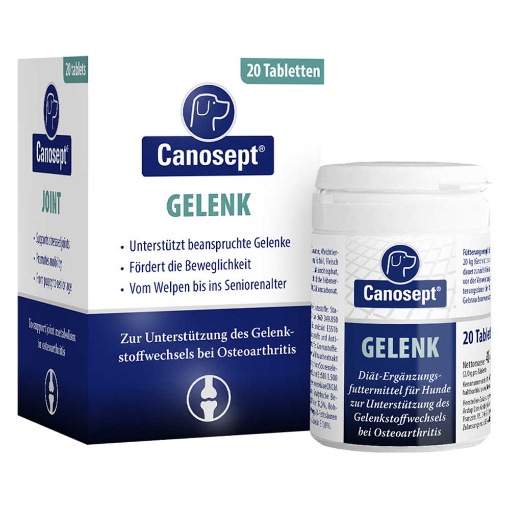 Canosept Gelenk - für kleine Hunde, 20 Tabletten von Canosept