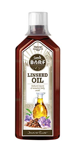 Canvit Barf Linseed Oil Omega 3-Omega 6 Leinöl 500ml von Canvit