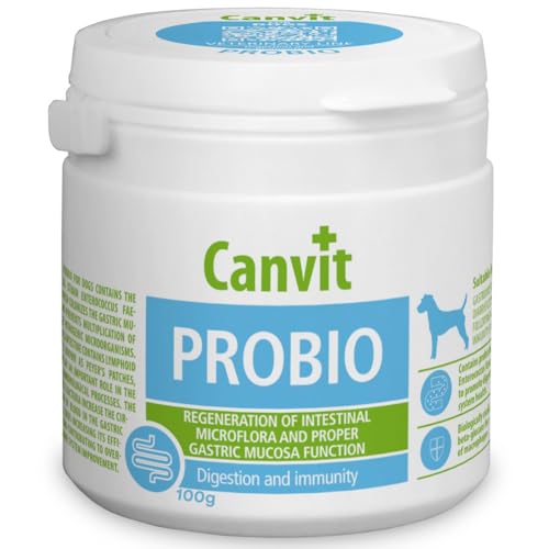 Canvit Probiotika für Hunde | Hundeprobiotika für die Darmgesundheit | Präbiotika für die Darmgesundheit für Hunde | Hunde-Probiotika Nahrungsergänzungsmittel Hundevitamine Verdauungsenzyme Canvit Probiotika für Hunde | Hundeprobiotika für die Darmgesundheit | Präbiotika für die Darmgesundheit für Hunde | Hunde-Probiotika Nahrungsergänzungsmittel Hundevitamine Verdauungsenzyme von Canvit