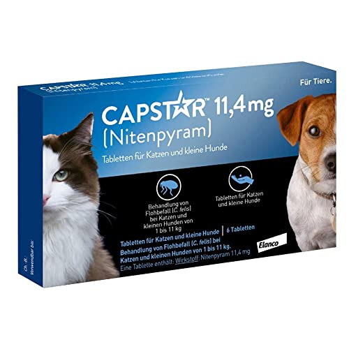 capstar 11,4 mg tabletten f.katzen/kleine hunde 6 St von Capstar
