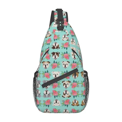 Funny English Dog Cross Chest Bag - Mehrzweck-Tragetasche - Hohe Haltbarkeit und Vielseitigkeit von CarXs