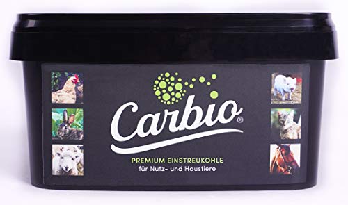 Carbio Einstreukohle für Nutz- & Haustiere - 5,5 l Eimer von Carbio