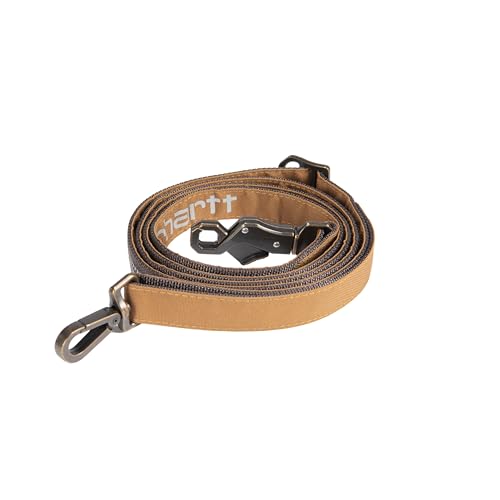 Carhartt Field Hundeleine, strapazierfähiges 600-Denier-Gewebe mit verstellbaren D-Ring-Metallbeschlägen, Carhartt Brown, Größe L Carhartt Field Hundeleine, strapazierfähiges 600-Denier-Gewebe mit verstellbaren D-Ring-Metallbeschlägen, Carhartt Brown, Größe L von Carhartt