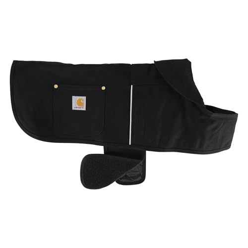 Carhartt Firm Duck Hundemantel, isoliert, wetterbeständig, für kalte und windige Bedingungen, Schwarz, Größe M Carhartt Firm Duck Hundemantel, isoliert, wetterbeständig, für kalte und windige Bedingungen, Schwarz, Größe M von Carhartt