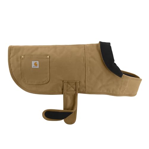 Carhartt Firm Duck Isolierter Hundemantel, langlebig, wetterbeständig, Carhartt Brown, Größe L von Carhartt