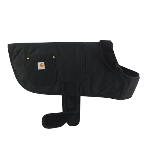 Carhartt Firm Duck Isolierter Hundemantel, langlebig, wetterbeständig, Schwarz, Größe L von Carhartt