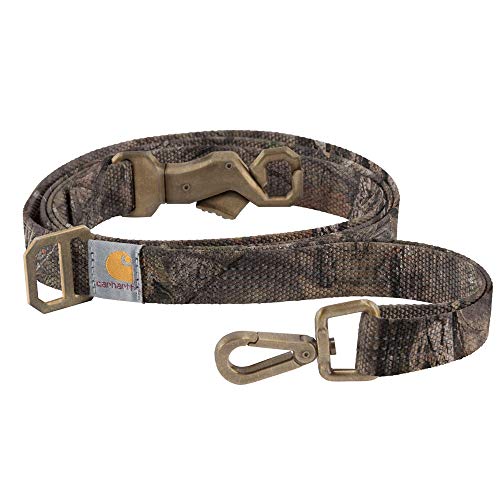 Carhartt Hundeleine, strapazierfähiges Nylon-Gurtband, Hundeleine, Mossy Oak Break-Up Country Camo, Größe L von Carhartt