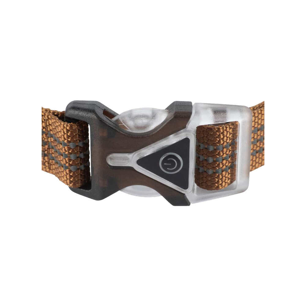 Carhartt Lighted Dog Collar - Braun - M von Carhartt