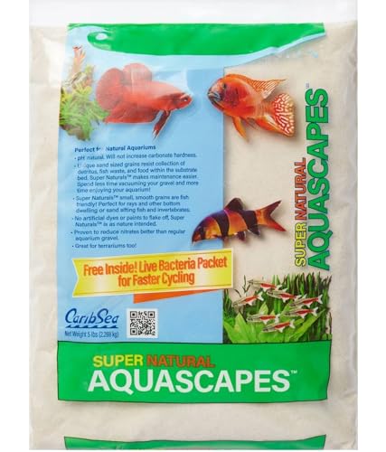 Carib Sea ACS05820 Super Natural Moonlight Sand für Aquarium, 2,3 kg von Carib Sea