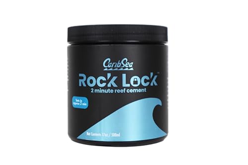 CaribSea Rock Lock 2 Minuten Zement 500 g für Korallen und Steine von Carib Sea