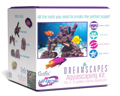 LifeRock Dreamscapes Aquascaping-Set, 1,5-15 Gallonen Tankgröße von Carib Sea