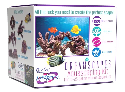 LifeRock Dreamscapes Aquascaping-Set, 48,5-75 l Tankgröße von Carib Sea