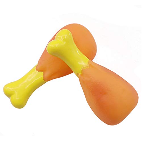 Caritierily Futter Katzenspielzeug Reinigung von HundeChew Zahnbürste StickTeeth interaktive Tierspielzeuge Hundezuchtspiele Chew (Orange, One Size) von Caritierily