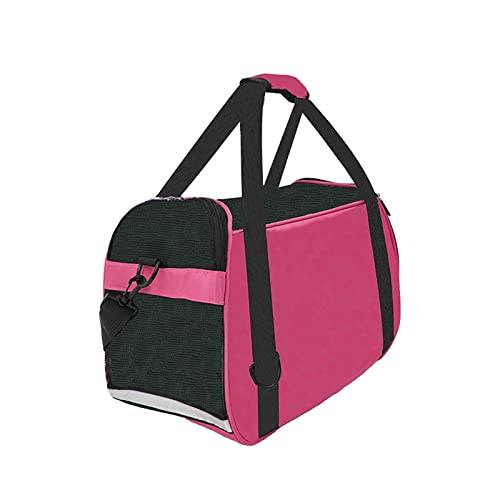 Caritierily Katzentragetasche mit weichen Seiten für Katzen, Hunde, Welpen, bequem, tragbar, faltbar Hundezubehör Online Bestellen (Hot Pink, L) von Caritierily