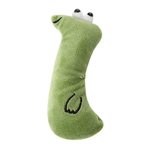 Caritierily Leuchtendes Katzenspielzeug Supplies Interactive Dogs Cat Kick Chew Toy Pet Toys (Green, One Size) von Caritierily