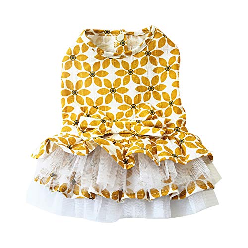 Frühling Sommer Prinzessin Haustier Kleid Haustier-Rock-Nette Rock-Schal-Bogen-Kleidungs-Frühlings-dünne Teddy-Kleidung und Sommer-Hundehaustierkleidung von Caritierily