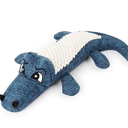 Katzengeschenke Haustier Hund Kauspielzeug Lärm Tierspielzeug Spielzeug Hund Leinen Zähne Reinigung Quietschendes Haustier Spielzeug (Blue, One Size) von Caritierily