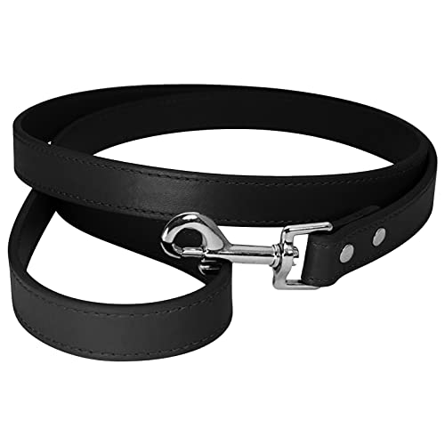 Kettenleinen für Hunde Camping Pu-Hundeseil-Trainings-gehendes Haustier-Hundeseil-Produkte Hundegehendes Seil-Leine für Katzen oder Hunde (Black, One Size) von Caritierily