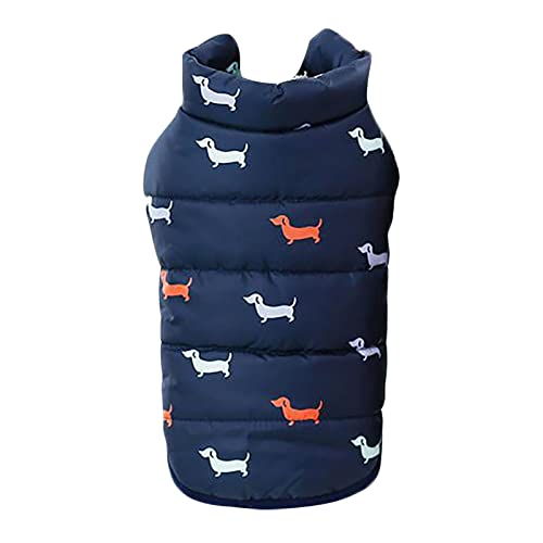 Weihnachten Hundebekleidung Hunde Haustierkleidung Hundekleidung Baumwollkleidung Weste und Winter Warme Britische Baumwolle Teddy Warme Daunenjacke Hundemantel Aus Pullover Ärmel von Caritierily