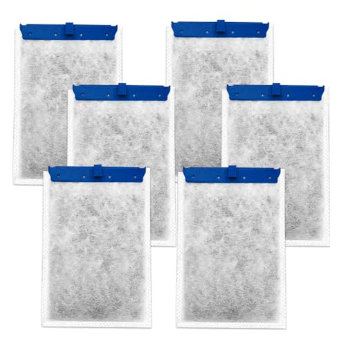 Carkio 6 Pack Large Filter Cartridges Compatible with Tetra Whisper Bio-Bag Filters, Fish Tank Large Cartridges Replacement Filter for Tetra ReptoFilter Cartridges Aquariums von Carkio