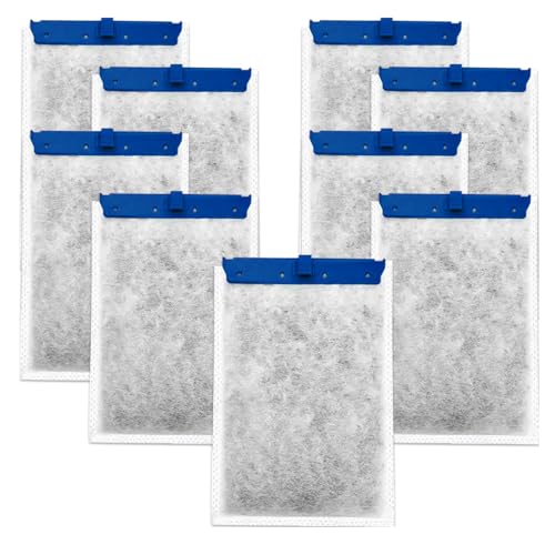 Carkio 9 Pack Large Filter Cartridges Compatible with Tetra Whisper Bio-Bag Filters, Fish Tank Large Cartridges Replacement Filter for Tetra ReptoFilter Cartridges Aquariums von Carkio