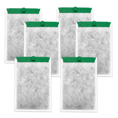 Carkio Medium Aquarium Filter Cartridge Compatible with etra Whisper Bio-Bag Power Filters,Aquarium Filter Cartridges, Aquarium Accessories for Tetra ReptoFilter Cartridges Aquariums- 6 Pack von Carkio