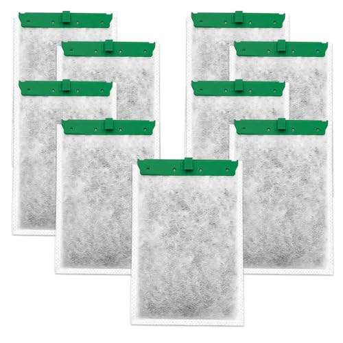 Carkio Medium Aquarium Filter Cartridge Compatible with etra Whisper Bio-Bag Power Filters,Aquarium Filter Cartridges, Aquarium Accessories for Tetra ReptoFilter Cartridges Aquariums- 9 Pack von Carkio