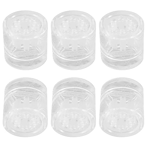 Carkio Transparent Catcher for Aquarium, 6 Pack Planaria Clear Acrylic Trap 8 Holes Aquarium Tank Catcher for Clearing Fish Tank Planaria Worm Leech von Carkio