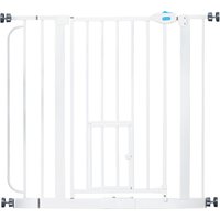 Carlson Absperrgitter Pet Gate mit Katzentür - Höhe 76,2 cm, Breite 73,66 bis 92,71 cm von Carlson Pet Products