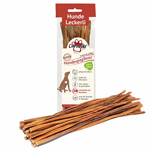 Carnello Hundeleckerli – Hundespaghetti – Hunde Leckerlis, Leckereien für Hunde, Leckerli Hund, Hundesnacks – Hundeleckerli getreidefrei - Leckerlibeutel für Hunde (1 x 60g) von Carnello