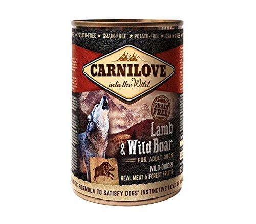 Carnilove Boxen ohne Getreide Lamm und Wildschwein Hunde 6 x 400 g von Carnilove Adult