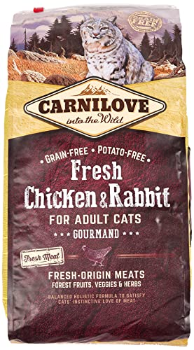 Carnilove Feline Adult Fresh Hähnchen Kaninchen, 6 kg, 6.000 g von CARNILOVE