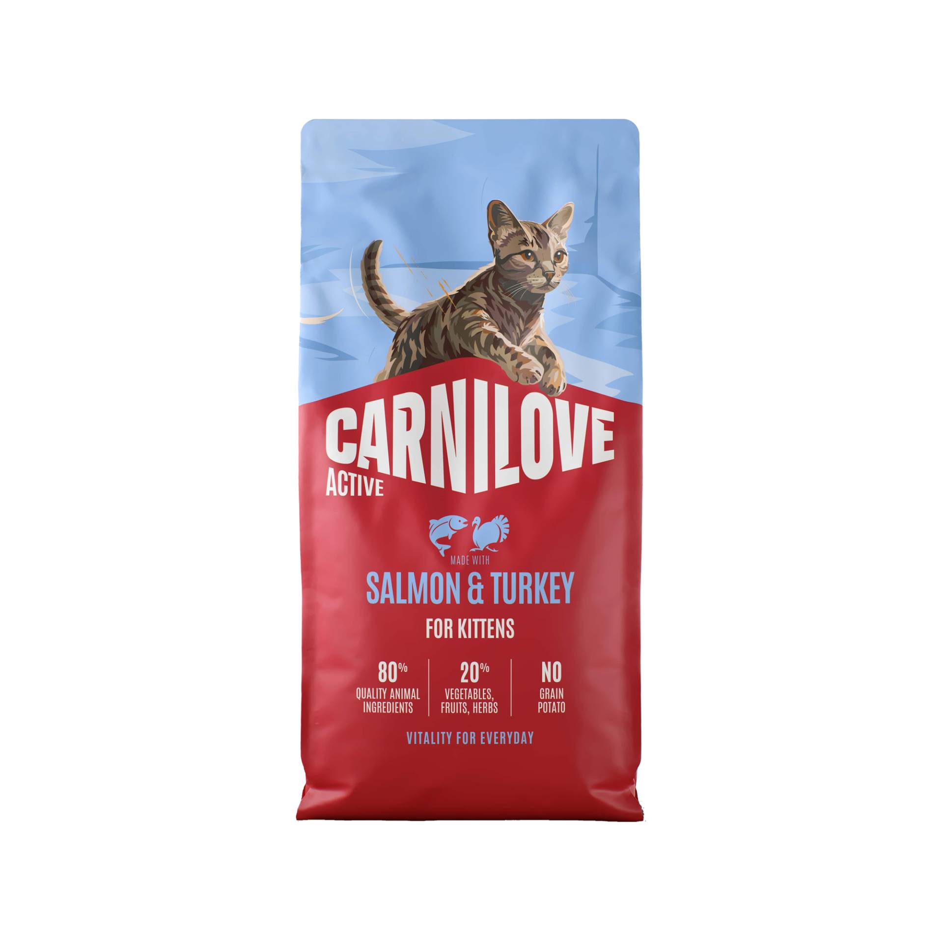 Carnilove Active Kitten - Lachs & Pute - 2 x 2 kg Carnilove Active Kitten - Lachs & Pute - 2 x 2 kg von Carnilove
