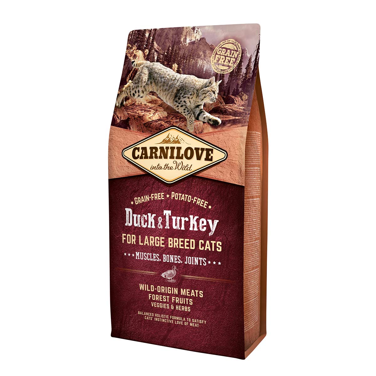 Carnilove Cat Adult Large Breed - Duck & Turkey 6kg von Carnilove