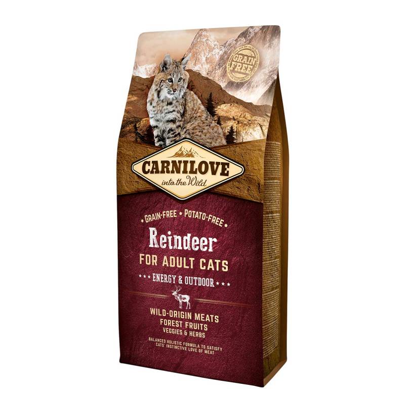 Carnilove Cat Adult - Reindeer / Energy & Outdoor 6kg von Carnilove