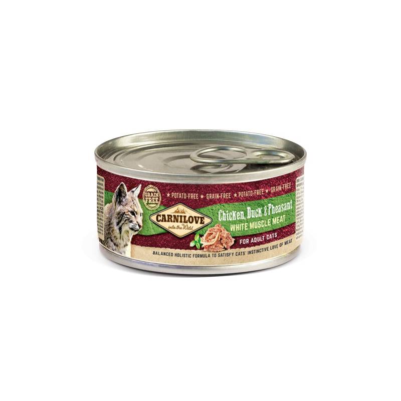 Carnilove Cat - Chicken, Duck & Pheasant for Adult Cats 12x100g von Carnilove