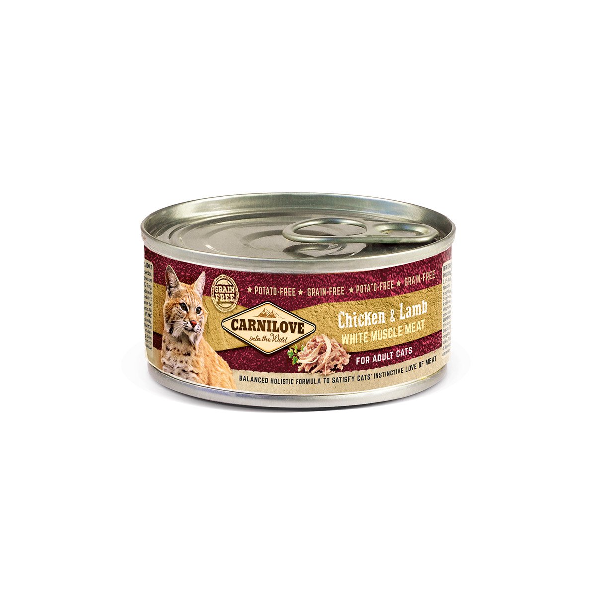 Carnilove Cat - Chicken & Lamb for Adult Cats 12x100g von Carnilove