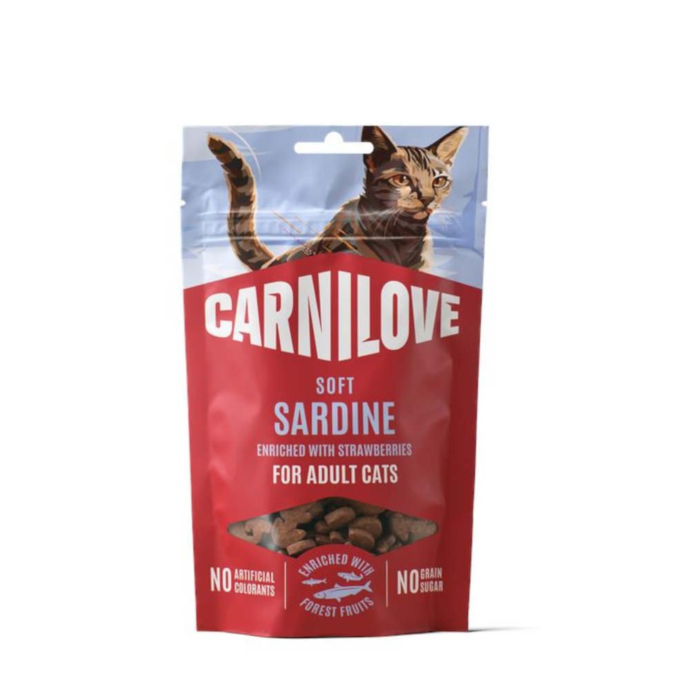 Carnilove Cat Soft Snack - Sparpaket: 2 x 50 g Sardine mit Erdbeere Carnilove Cat Soft Snack - Sparpaket: 2 x 50 g Sardine mit Erdbeere von Carnilove