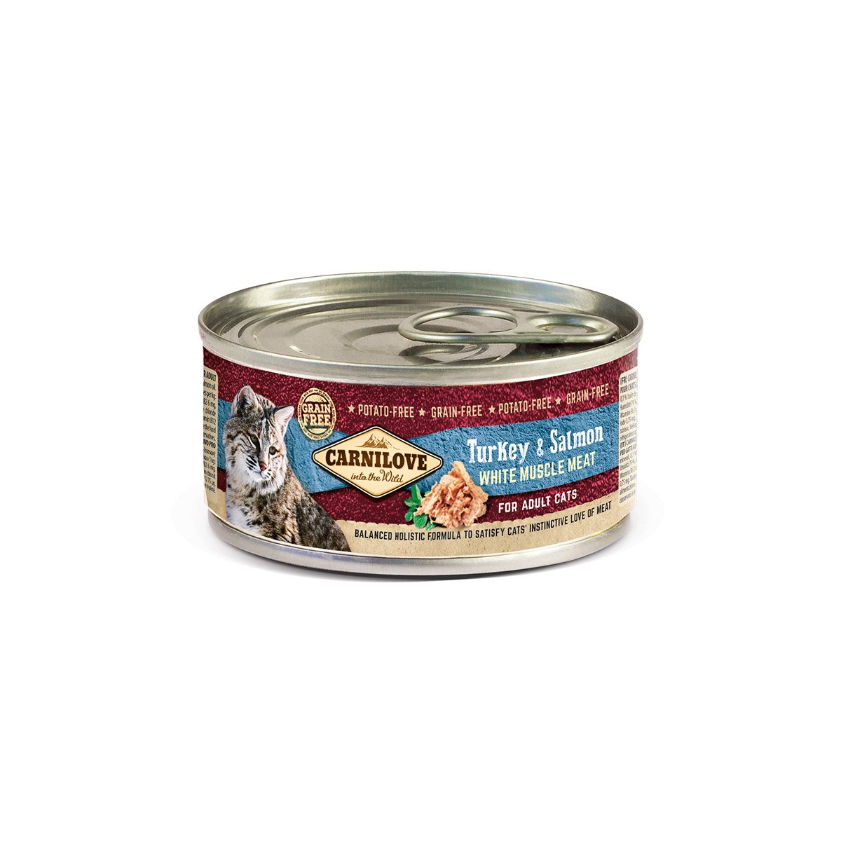 Carnilove Cat - Turkey & Salmon for Adult Cats 12x100g von Carnilove