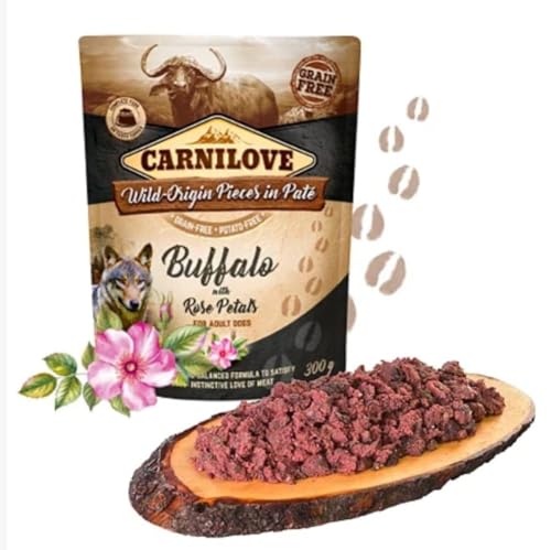 Carnilove Dog Büffel & Rosenblätter 300g von CARNILOVE