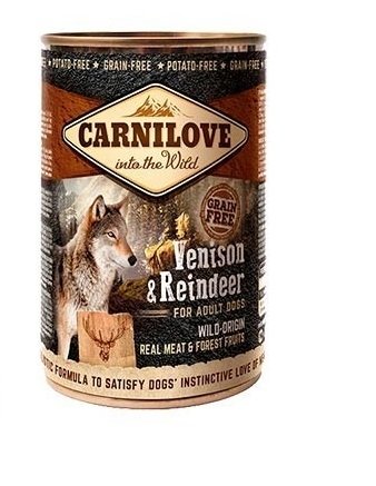 Carnilove – Dosen mit Essen Naß Hirsch und Rentier von CARNILOVE