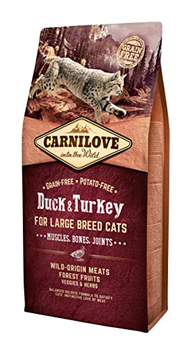 CARNILOVE Feline Adult Large PATO PAVO 6KG von CARNILOVE