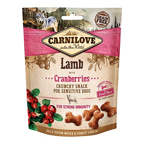 CARNILOVE LAMM WITH Cranberries Knuspriger Snack für alle Hunde von CARNILOVE