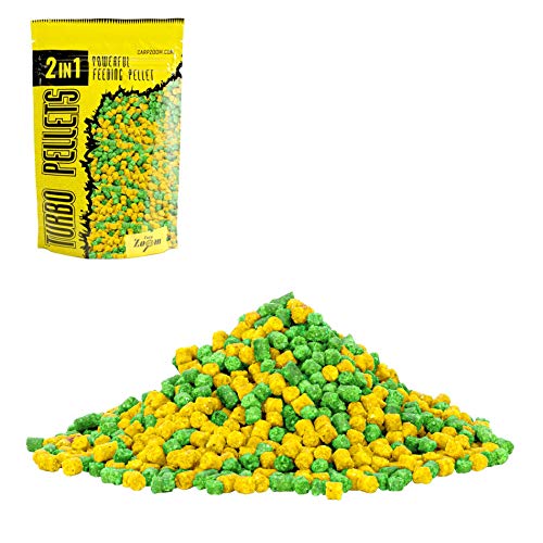 Carp Zoom 500g 3mm Turbo Feeder PELLETS Futterzusatz Pineapple - Banana von Carp Zoom