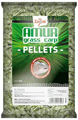 Carp Zoom Amur Pellets Inh.800g Angelfutter Grasskarpfen von Carp Zoom