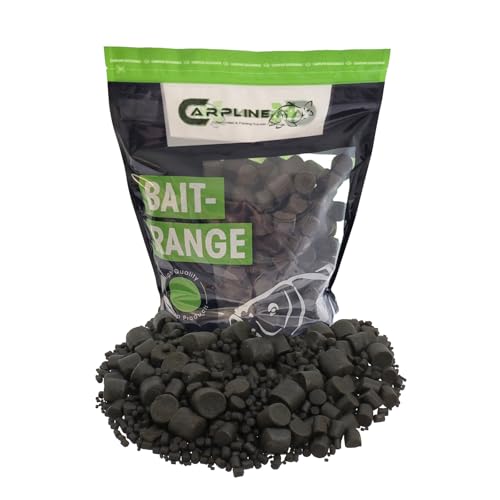 Carpline24 Bloody Halibut Pellets 5 kg 14 mm - Baits zum Anfüttern & Angeln von Karpfen, Futterpellets als Angelköder, Verschiedene Partikelgrößen von Carpline24