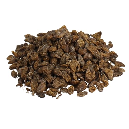 Carpline24 Getrocknete Seidenraupen 250g - Proteinreiche Insekten als Futter für Vögel, Koi, Reptilien, Igel & Nager, Vogelfutter, Fischfutter von Carpline24